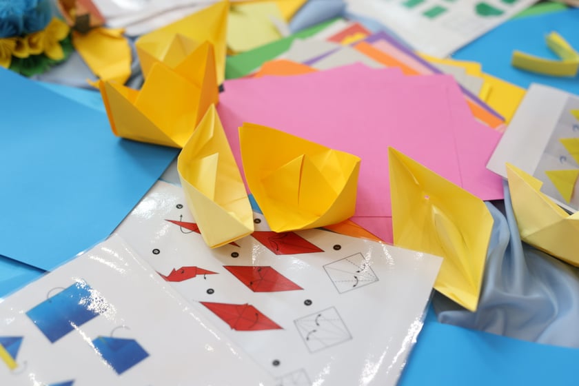 Gra miejska i warsztaty origami w Magnolii