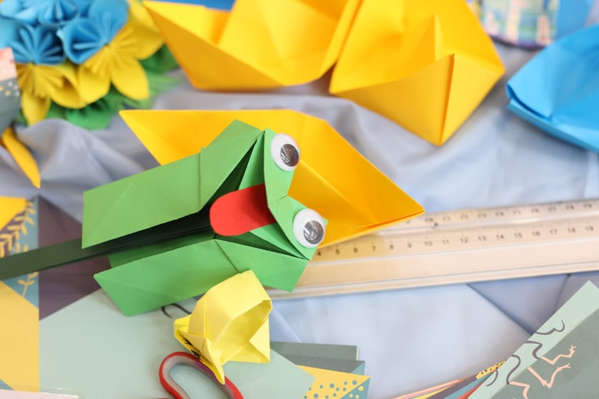 Gra miejska i warsztaty origami w Magnolii