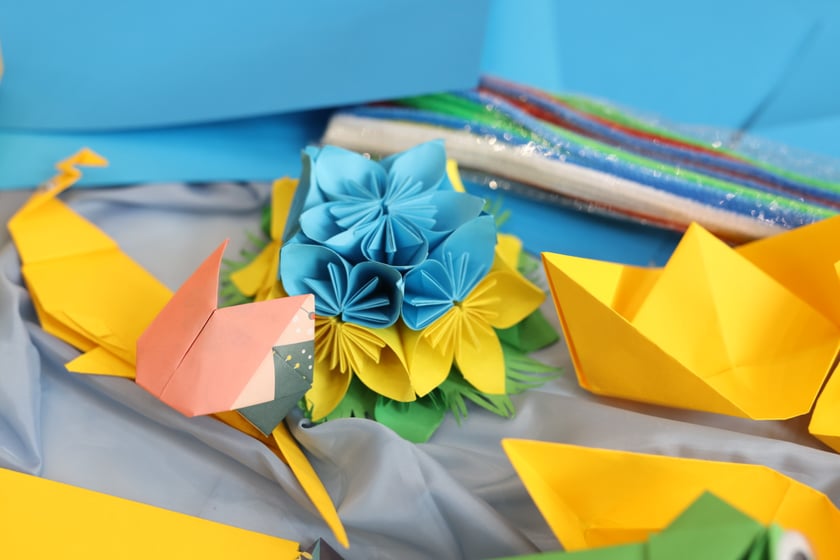 Gra miejska i warsztaty origami w Magnolii
