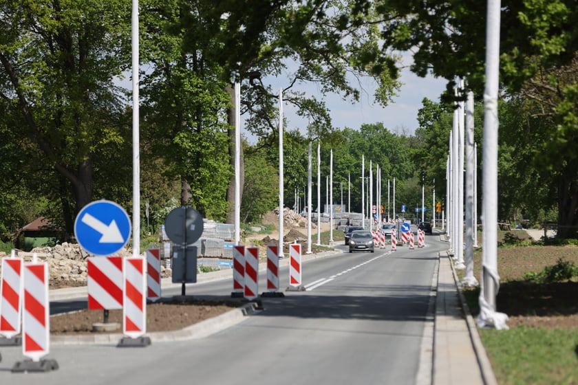 Przejezdny odcinek AWW - Olszewskiego - Mickiewicza