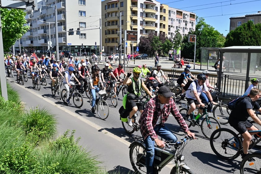 Wrocławskie Święto Rowerzysty. Przejazd przez miasto był kluczowym momentem fiesty, która zakończyła się piknikiem w parku Stanisława Tołpy.