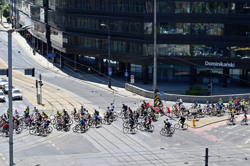 Wrocławskie Święto Rowerzysty. Przejazd przez miasto był kluczowym momentem fiesty, która zakończyła się piknikiem w parku Stanisława Tołpy.