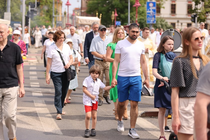 Procesja Bożego Ciała 2023 we Wrocławiu