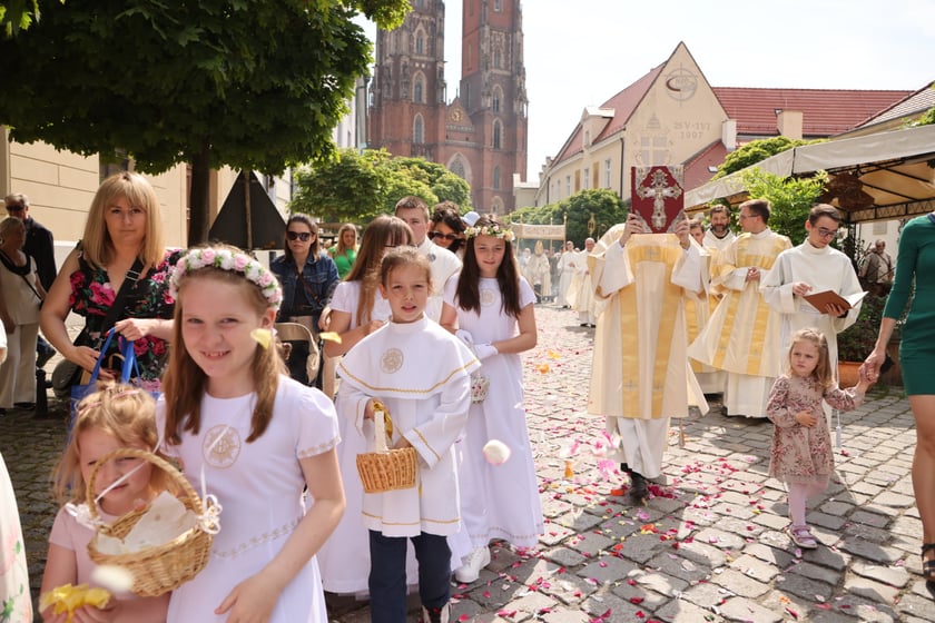 Procesja Bożego Ciała we Wrocławiu 2023