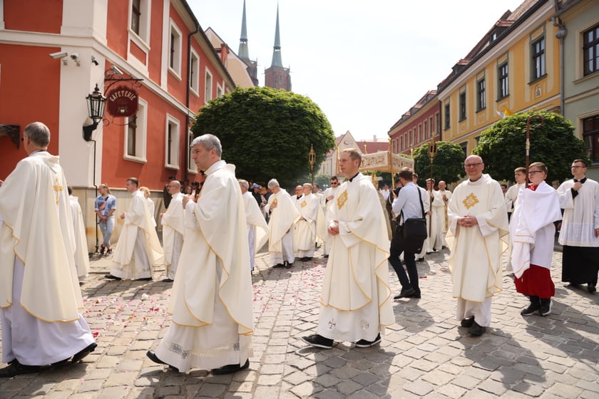 Procesja Bożego Ciała we Wrocławiu 2023
