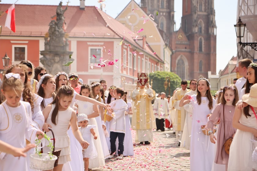 Procesja Bożego Ciała we Wrocławiu 2023