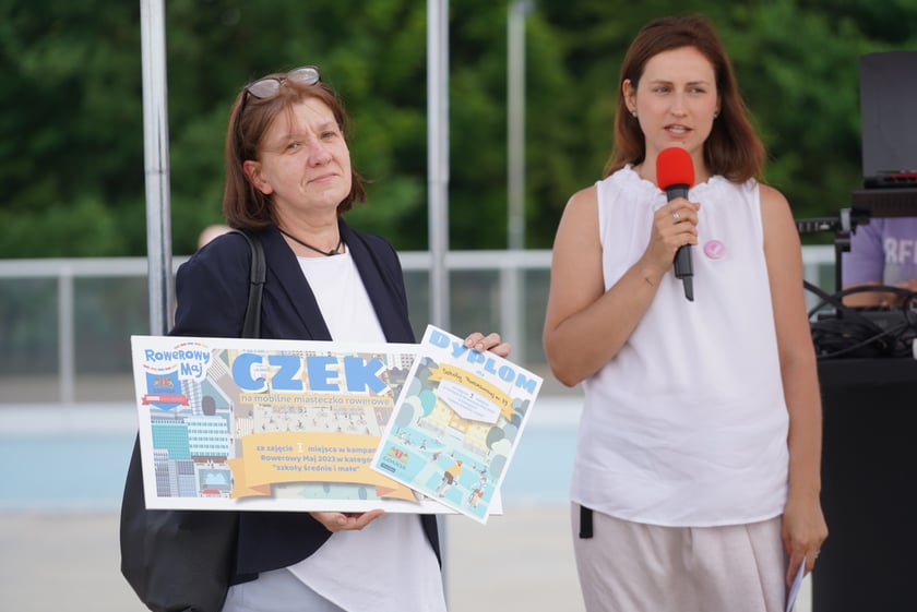 Wręczenie nagrod  laureatom konkursu Rowerowy Maj 2023