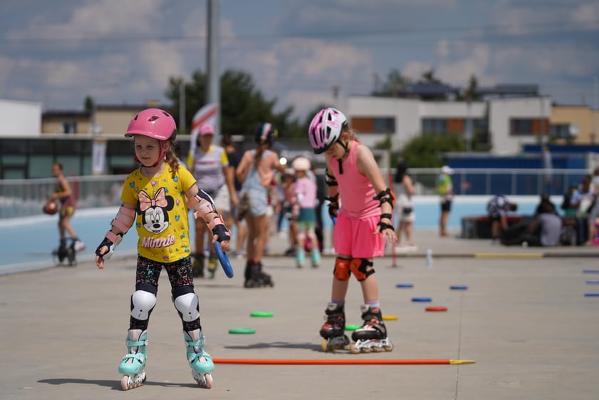 Na Piknik Rodzinny na torze wrotkarskim przyszło wielu wrocławian