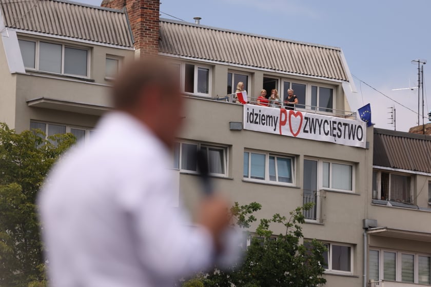 Wiec Donalda Tuska we Wrocławiu