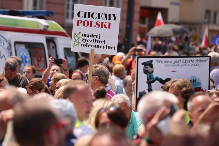 Wiec Donalda Tuska we Wrocławiu