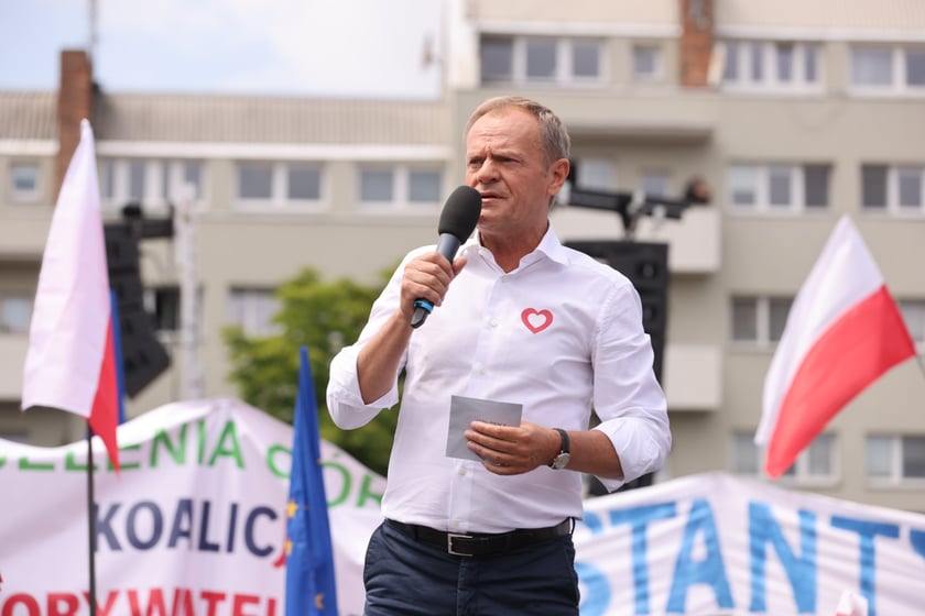 Donald Tusk we Wrocławiu