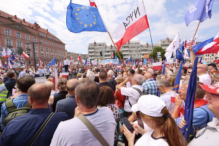 Donald Tusk we Wrocławiu