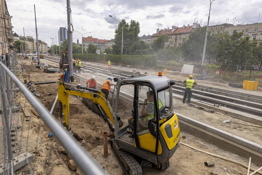 Przebudowa ulicy Pomorskiej i placu Staszica - czerwiec 2023 r.