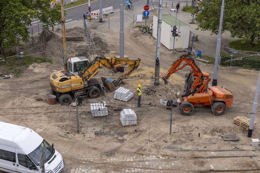 Przebudowa ulicy Pomorskiej i placu Staszica - czerwiec 2023 r.