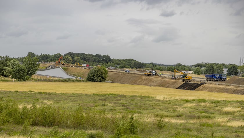 Budowa Osi Zachodniej we Wrocławiu, przełom czerwca i lipca 2023 roku