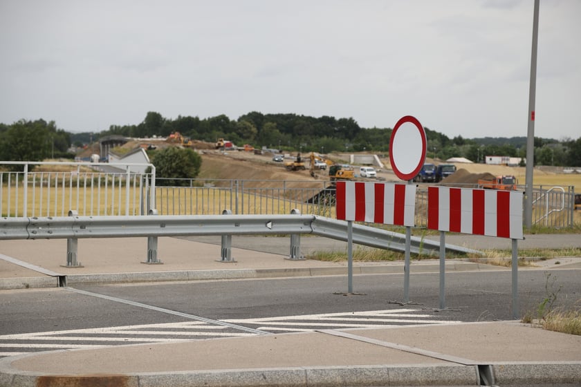 Budowa Osi Zachodniej we Wrocławiu, przełom czerwca i lipca 2023 roku