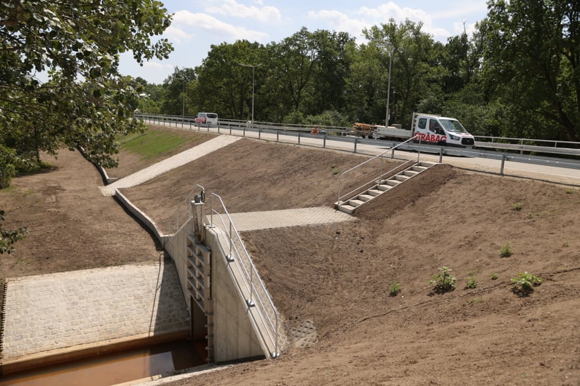 Ślęzoujście w modernizacji, lipiec 2023