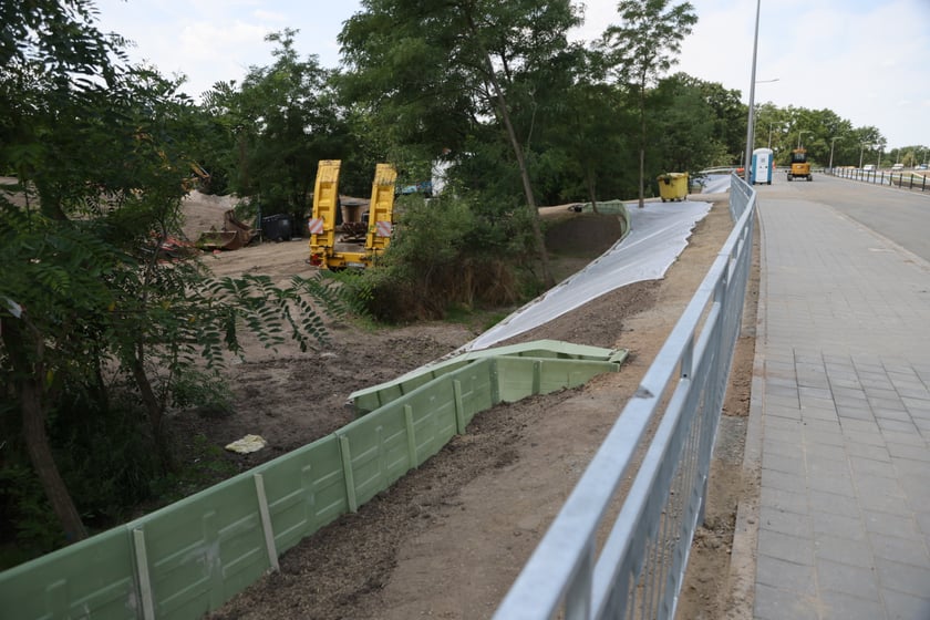 Ślęzoujście w modernizacji, lipiec 2023
