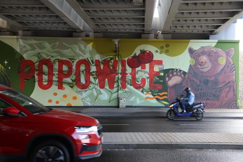 Mural pod Wiaduktem, ul. Popowicka