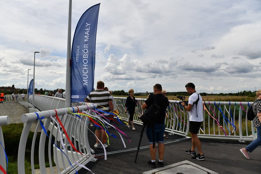 Piknik z okazji otwrcia kładki pieszo-rowerowej nad Ślęzą