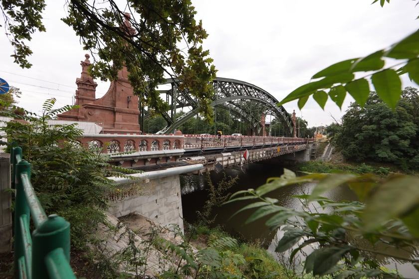 Most Zwierzyniecki bez rusztowań, końcówka sierpnia 2023