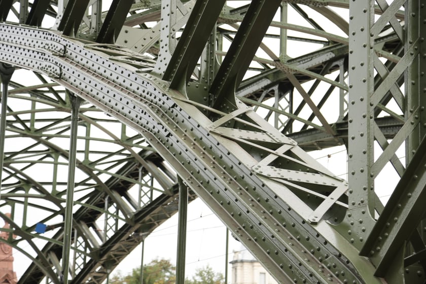 Most Zwierzyniecki bez rusztowań, końcówka sierpnia 2023