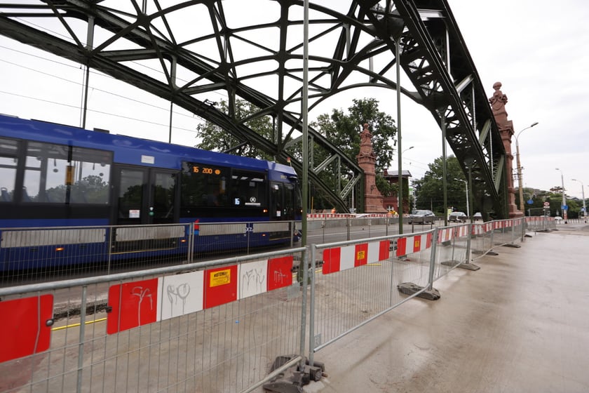 Most Zwierzyniecki bez rusztowań, końcówka sierpnia 2023