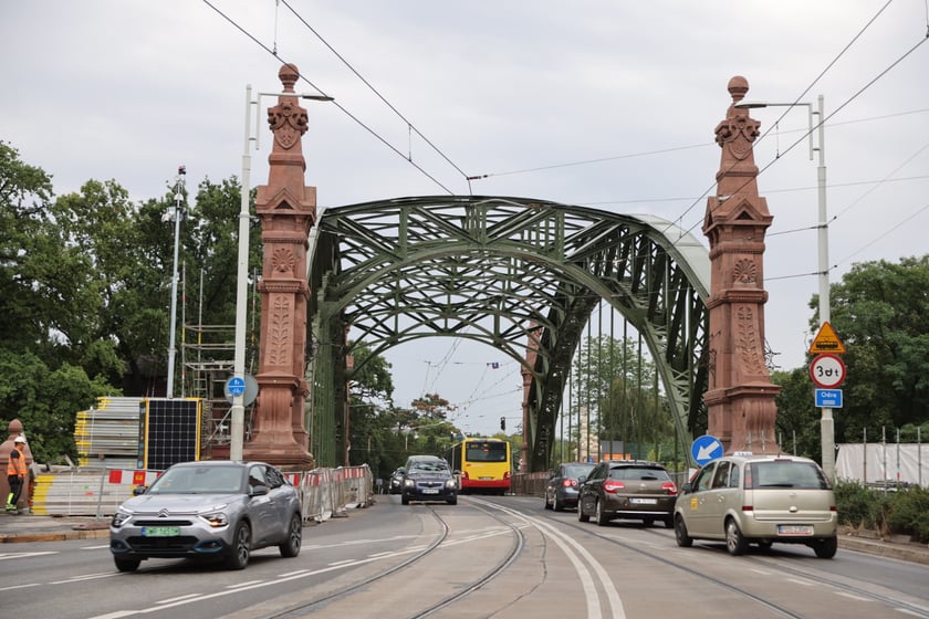 Most Zwierzyniecki bez rusztowań, końcówka sierpnia 2023