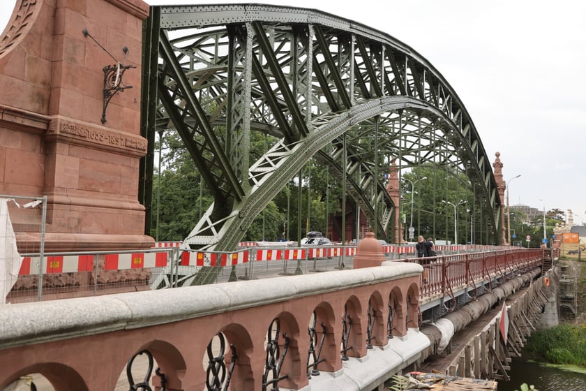 Most Zwierzyniecki bez rusztowań, końcówka sierpnia 2023