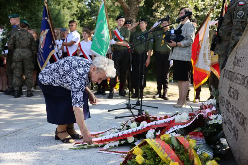 Ponowne odsłonięcie pomnika robotników przymusowych, przeniesionego w historyczną lokalizację. Wrocław 11 września 2023