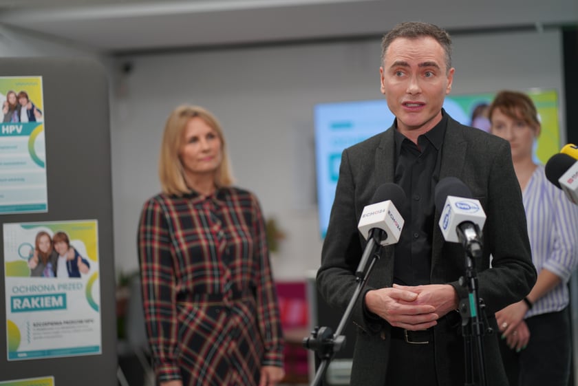 Konferencja prezentująca kampanię społeczną o HPV, 14 października 2023