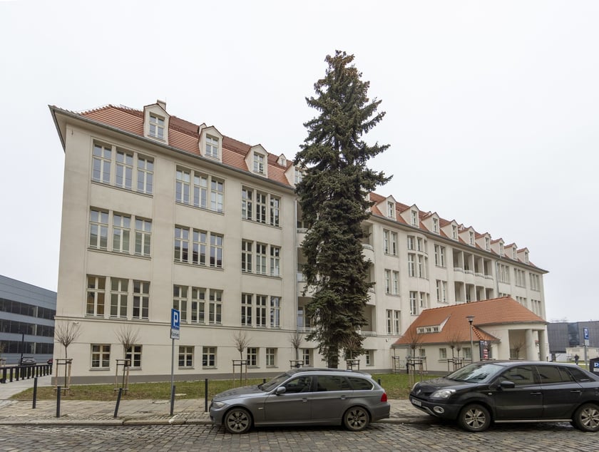 Budynek przy ul. Hoene-Wrońskiego zaprojektowany przez Maxa Berga