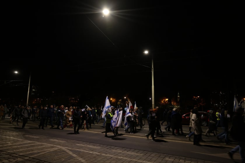 uczestnicy marszu