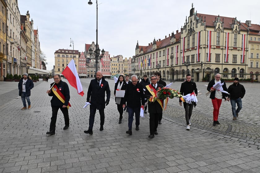 Uczestnicy parady 11 listopada 2023 r.