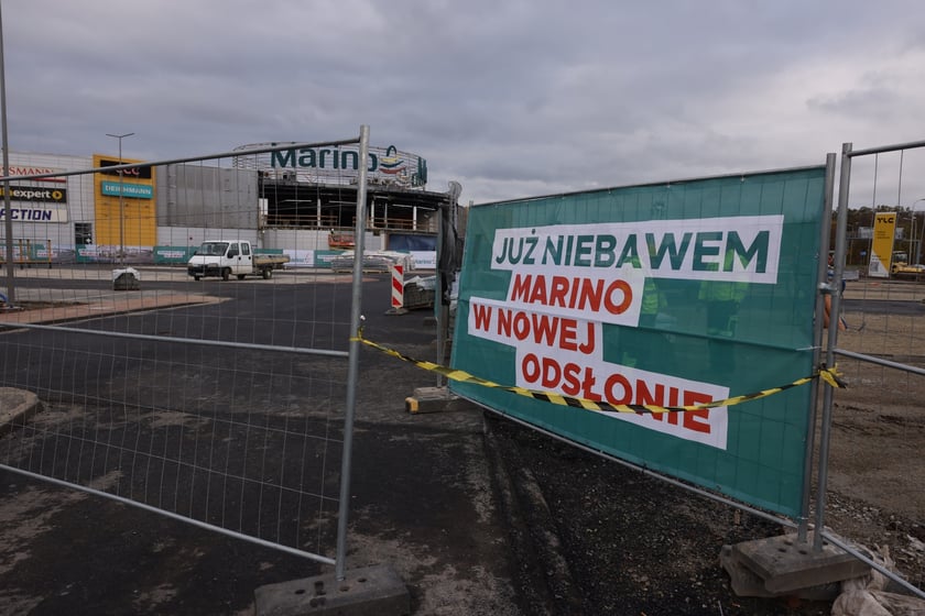Marino w trakcie przebudowy.
