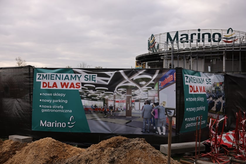 Marino w trakcie przebudowy.