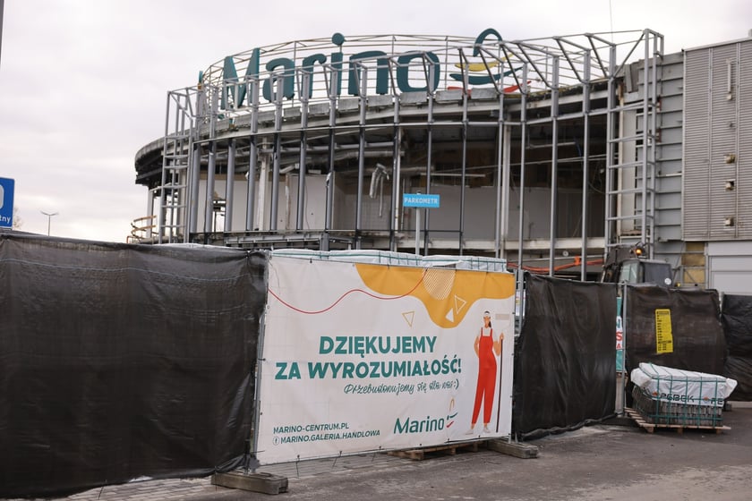 Marino w trakcie przebudowy.