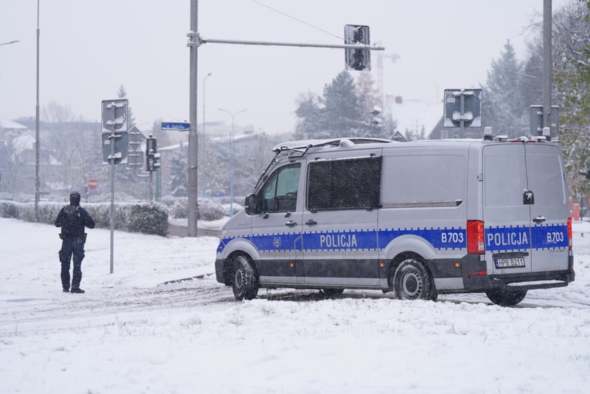 Miejsce zdarzenia na ul. Sudeckiej