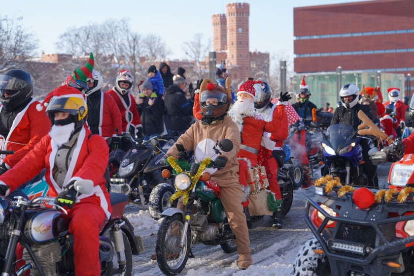 Moto Mikołaje we Wrocławiu