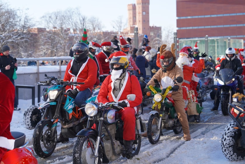 Moto Mikołaje we Wrocławiu