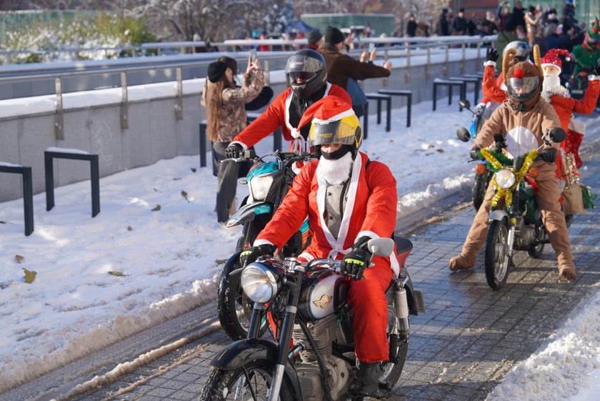 Moto Mikołaje we Wrocławiu