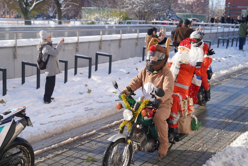 Moto Mikołaje we Wrocławiu