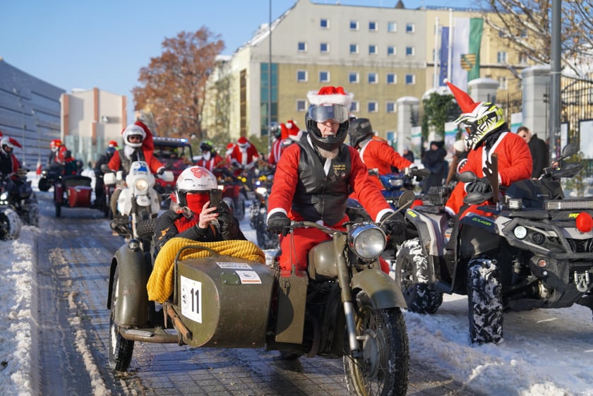 Moto Mikołaje we Wrocławiu
