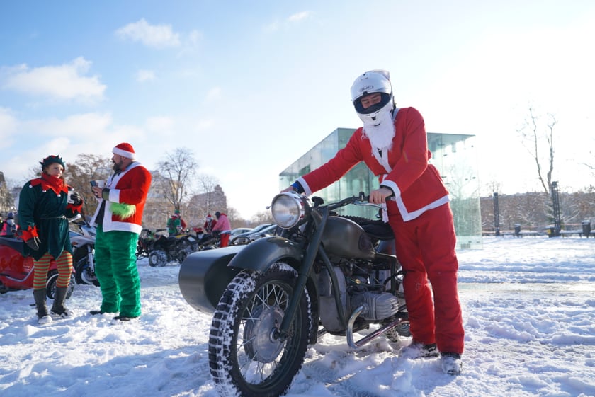 Moto Mikołaje we Wrocławiu