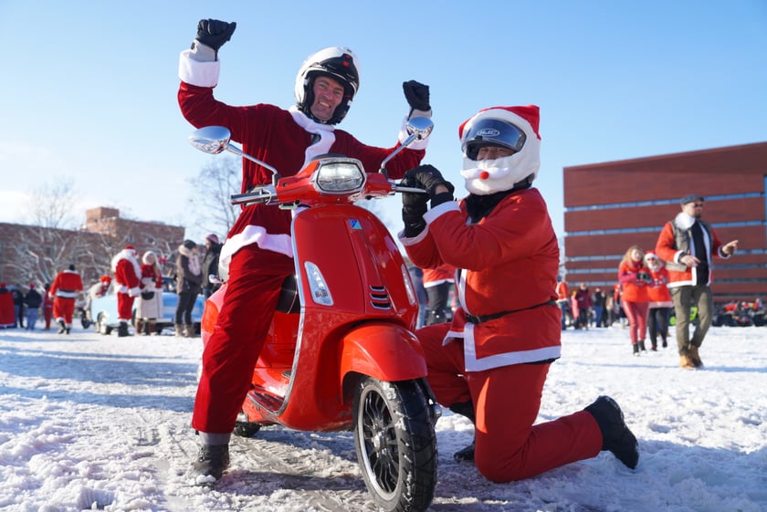 Moto Mikołaje we Wrocławiu