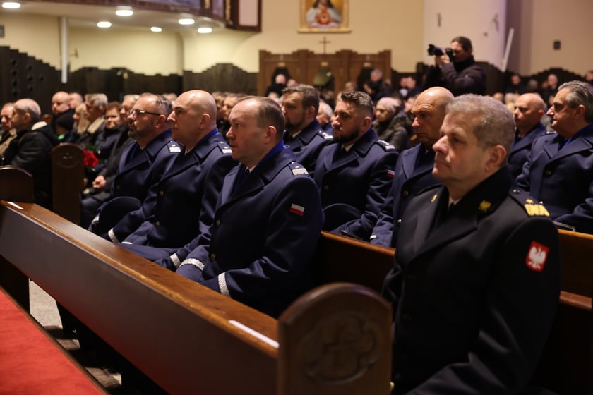 Pogrzeb Ireneusza Michalaka, policjanta, który został zastrzelony w trakcie służby