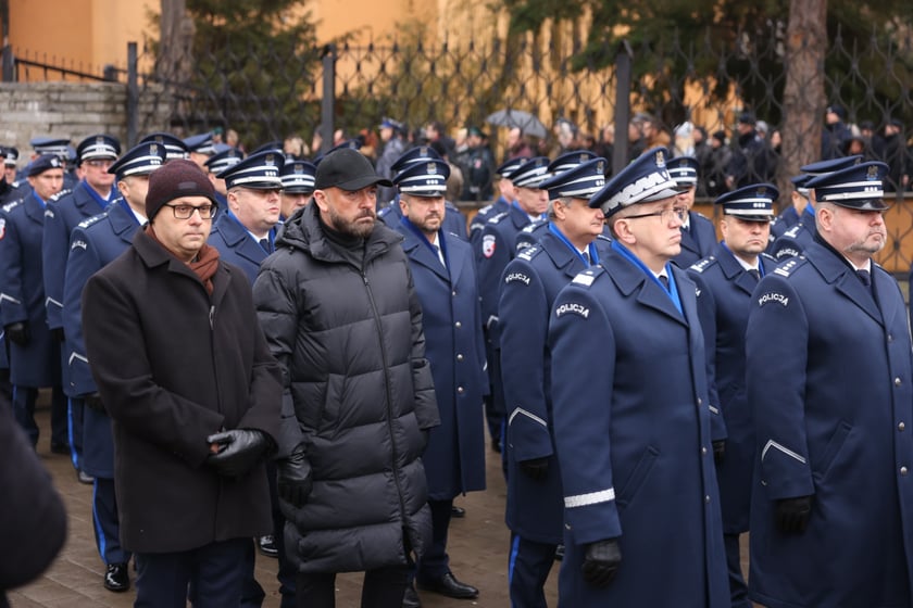 Pogrzeb Ireneusza Michalaka, policjanta, który został zastrzelony w trakcie służby