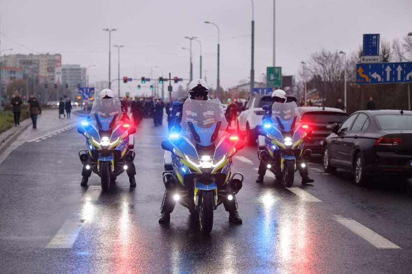 Pogrzeb Ireneusza Michalaka, policjanta, który został zastrzelony w trakcie służby