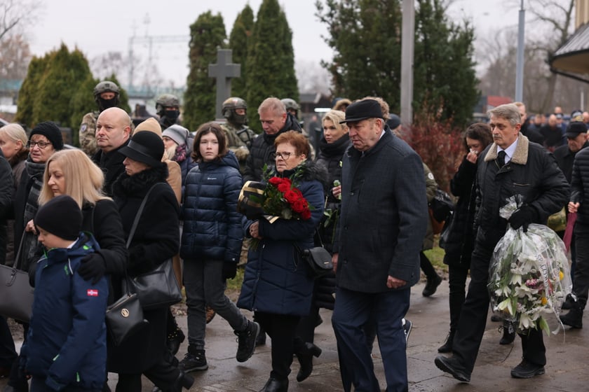 Pogrzeb Ireneusza Michalaka, policjanta, który został zastrzelony w trakcie służby