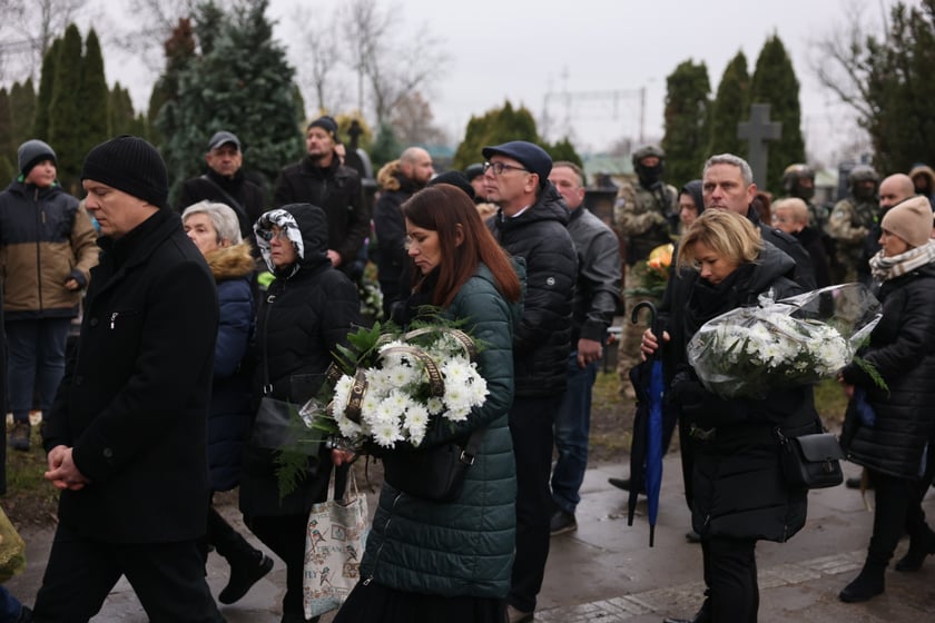 Pogrzeb Ireneusza Michalaka, policjanta, który został zastrzelony w trakcie służby